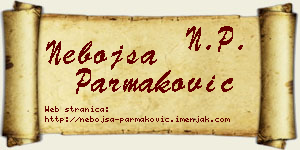 Nebojša Parmaković vizit kartica